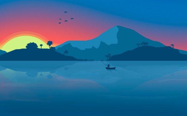 Пейзаж Минимализм