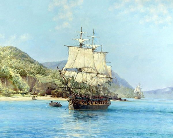 Доусон Монтегю. Морской пейзаж