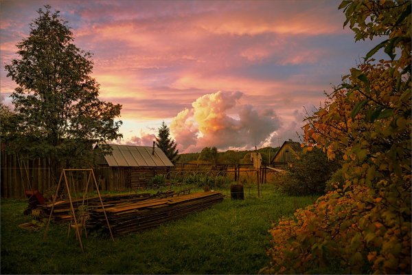 Красивая природа деревня