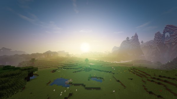 Minecraft ландшафт