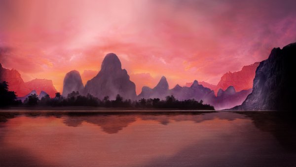 Простые игровые пейзажи