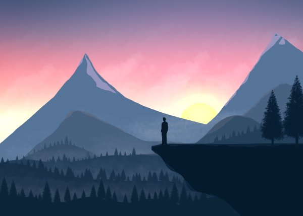 Векторный пейзаж