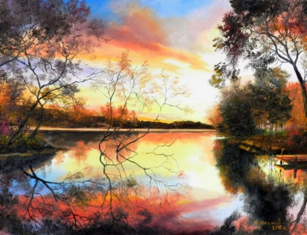 Картины маслом пейзажи