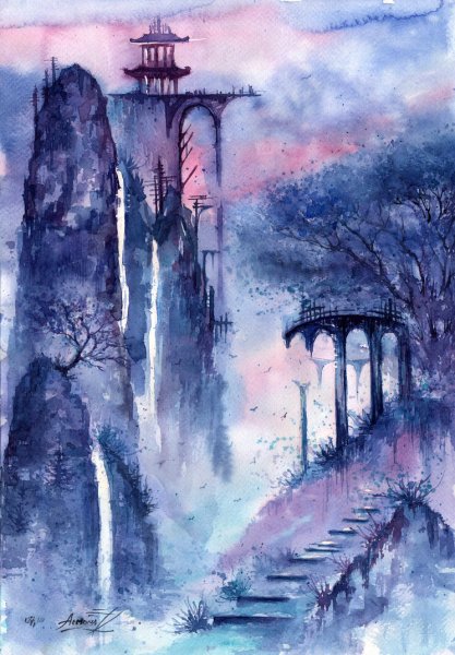 Анна Армона акварель