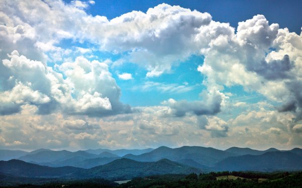 Пейзаж с облаками