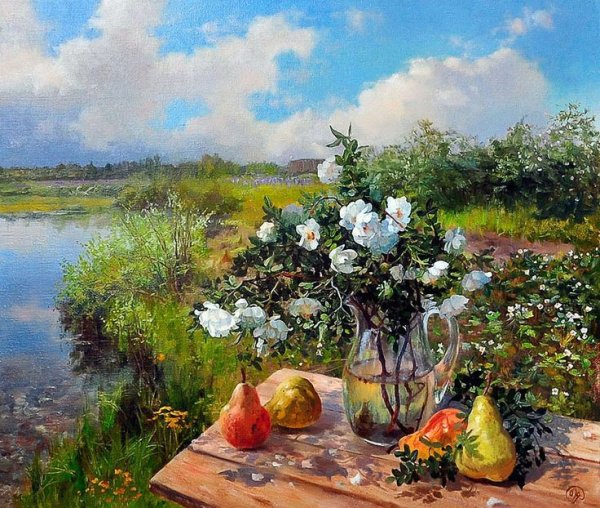 Владимир Жданов картины натюрморт