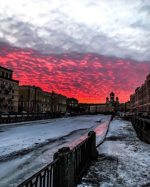 Никольский собор Санкт-Петербург осенью