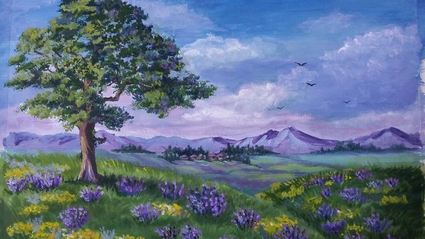 Азат Азатян художник картины горы маслом