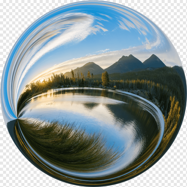 Пейзаж в круге