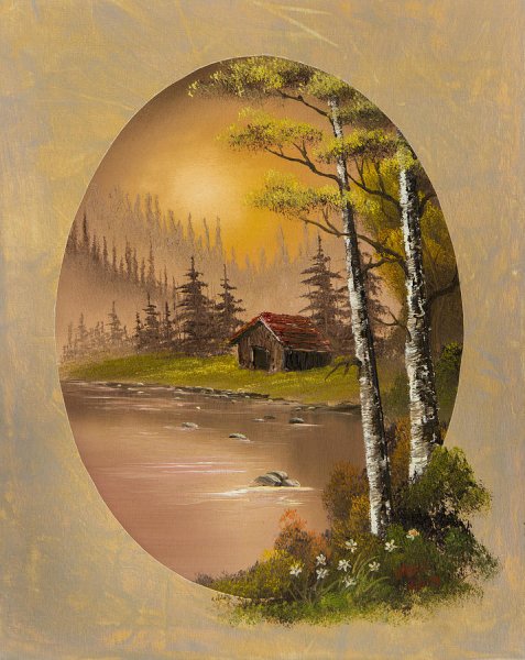 Пейзаж в круге