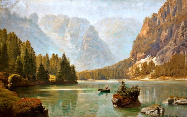 "Итальянский пейзаж в окрестностях Рима" 1844