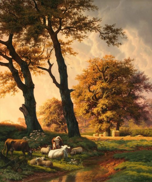 Картина Rene Charles река