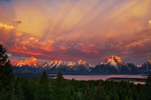 Национальный парк Гранд Тетон, гора Моран