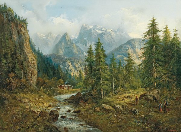 Отто Мюллер горные пейзажи