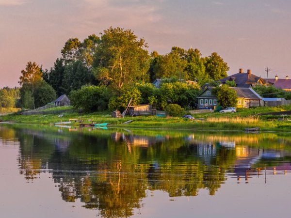 Весна в деревне