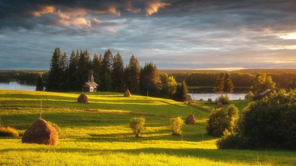 Ивановская область деревня Дунилово закат