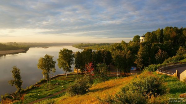 Берег Вятки Киров набережная Грина
