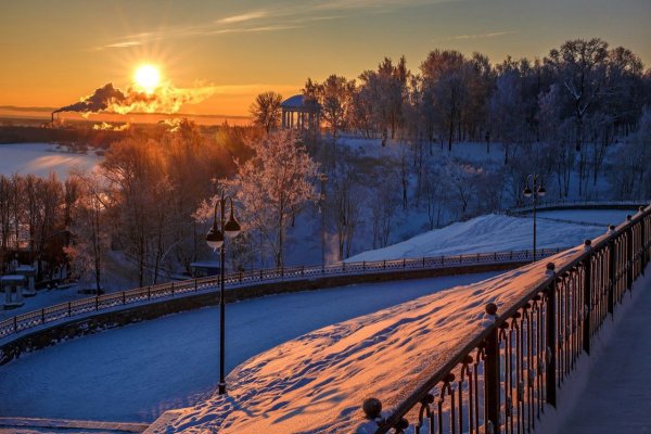 Зима в городе Киров