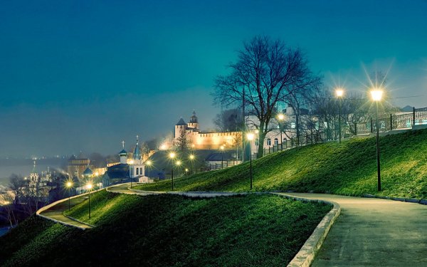 Набережная Федоровского Нижний Новгород закат