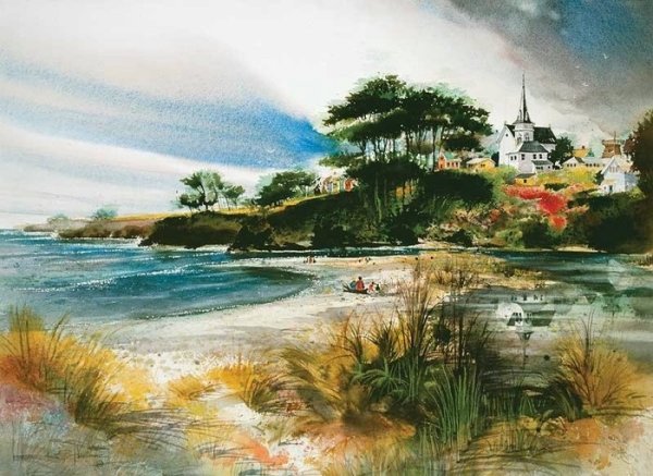 Richard Salvador Hernaez, акварели