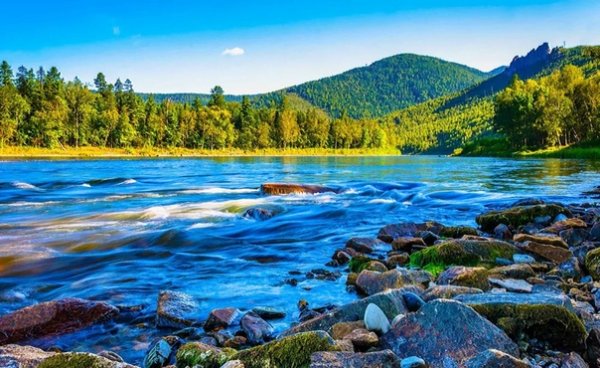 Горная река Анюй