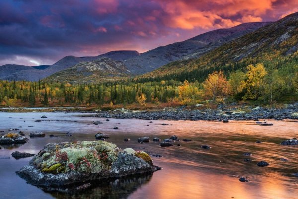 Кольский полуостров озеро Имандра