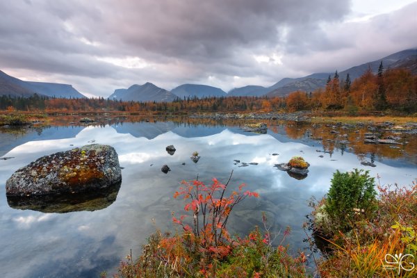 Река Кунийок Хибины