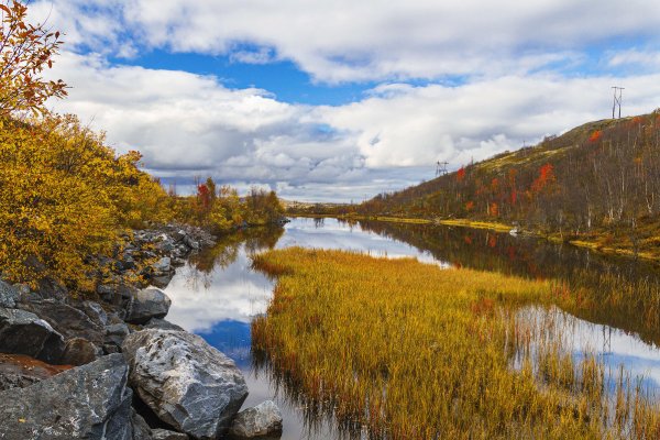 Кольский полуостров Ревда осень