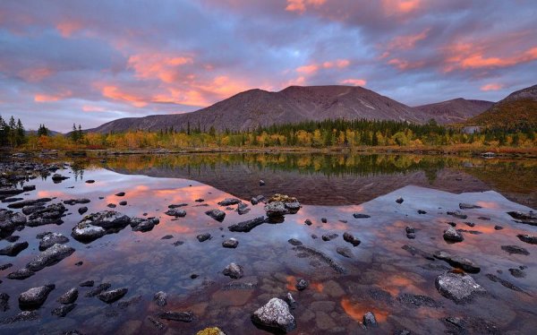 Хибинских гор Кольский полуостров