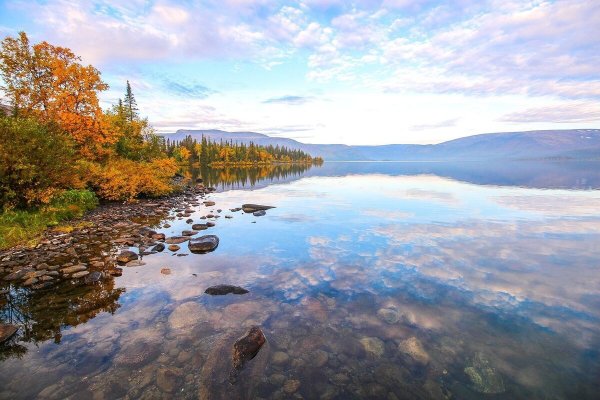 Кольский полуостров озеро Имандра