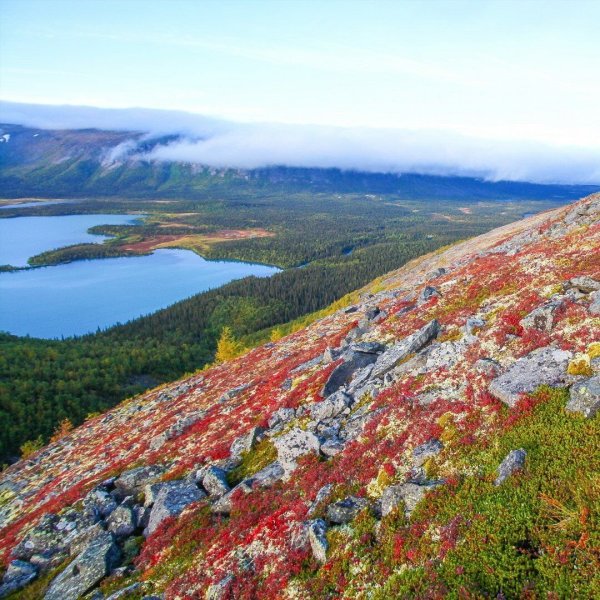 Кольский полуостров озеро Имандра