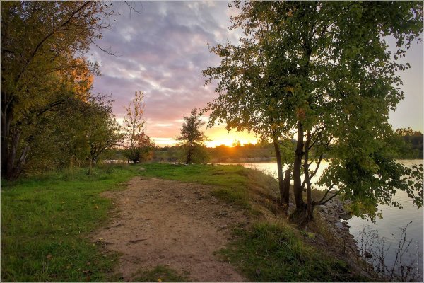 Пейзаж необработанный