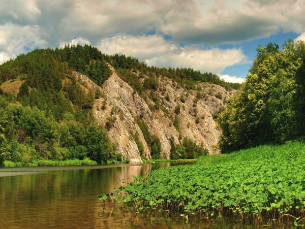 Уфа природа белая река