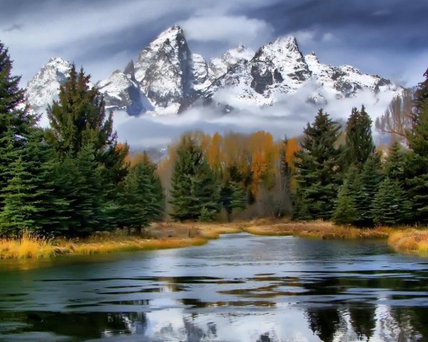 Пейзаж вертикально