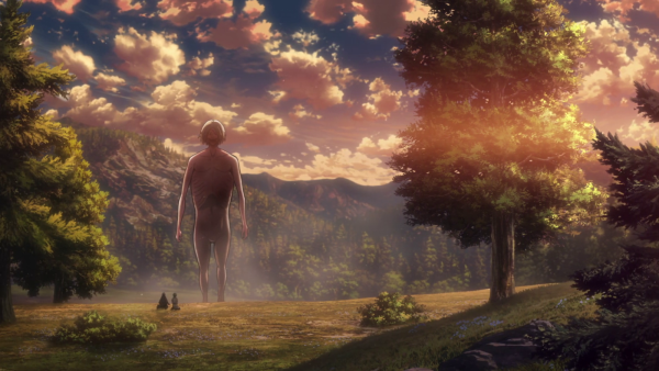 Аниме пейзажи атака титанов