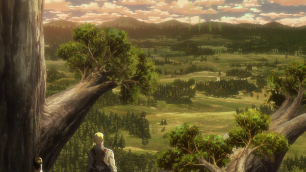 Аниме природа атака титанов