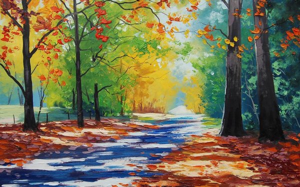 Рисование осень