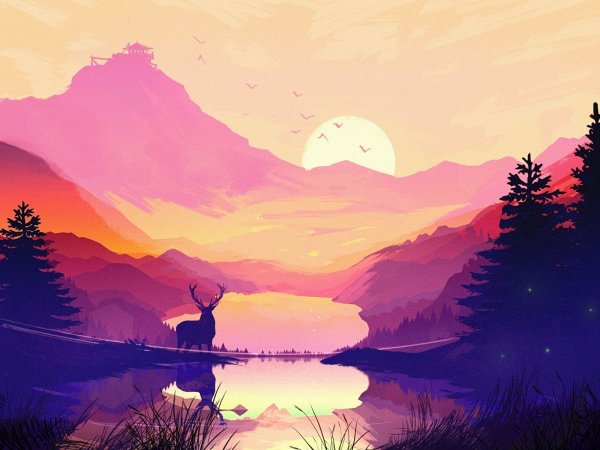 Рисунки красками для начинающих