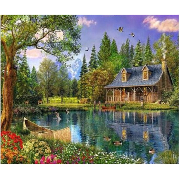 Томас Кинкейд домик у реки