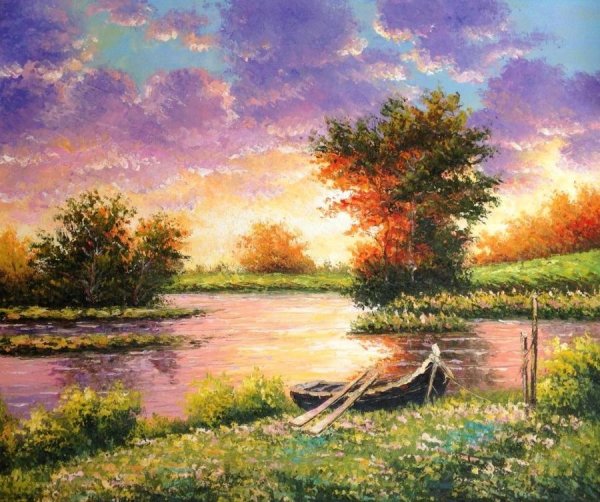 Красивые пейзажи для рисования