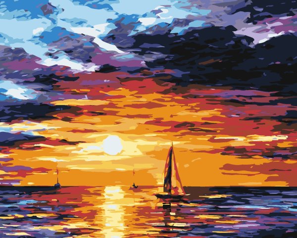 Художник Боба Росса горы