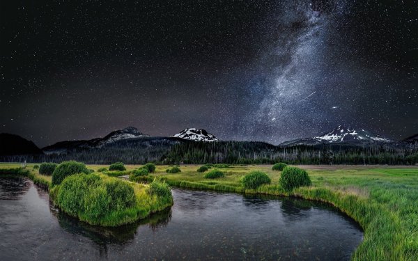 Красивое ночное небо