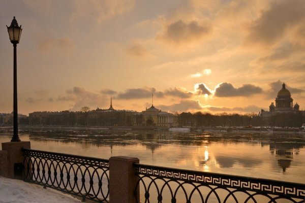 Троицкий мост вид на Петропавловку