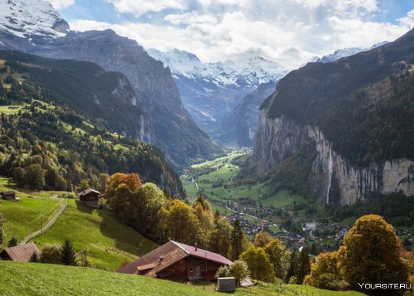 Швейцария Альпы достопримечательности
