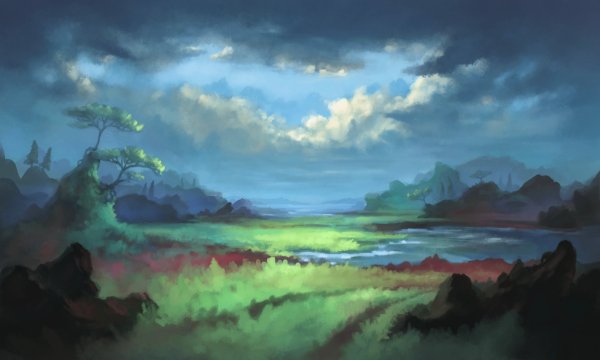 Графический арт природа