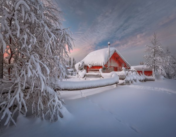 Деревня Свирица половодье