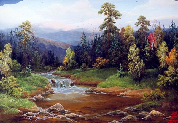 Художник пейзажист Басов Сергей