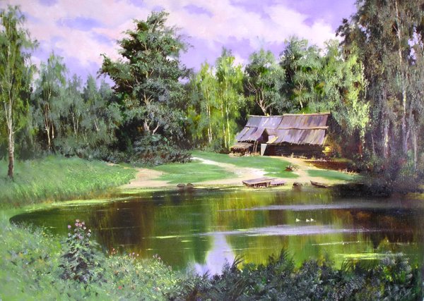 Художник Сергей Курицын пейзажи