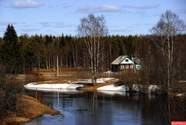 Весна в деревне