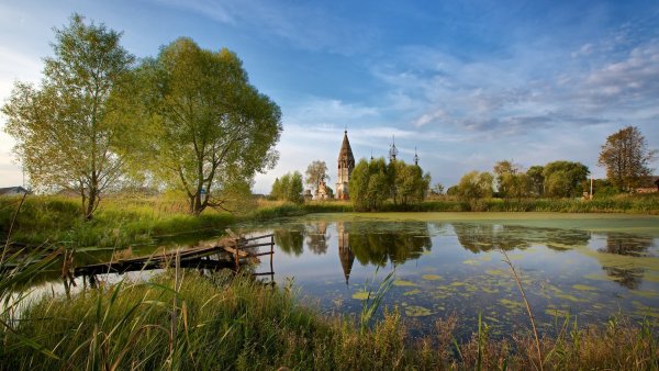 Ранняя Весна в деревне